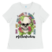 White not alive to please Ladies Tee - MaliasSmallBusiness