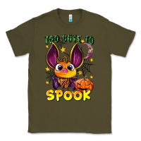 Army Green too cute to spook Classic Tee - LillyAllenDesigns