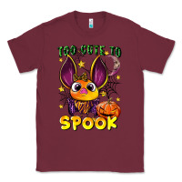 Burgundy too cute to spook Classic Tee - LillyAllenDesigns