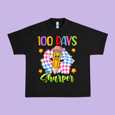 100 Days Sharper Urban Heavy Tee Designed By Artiststas