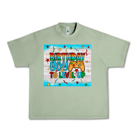 Oil Green birthday boy to level up Urban Heavy Tee - JahusDesignShop
