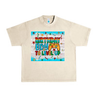 Sandshell birthday boy to level up Urban Heavy Tee - JahusDesignShop