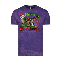 Cloud Purple maine coon cat merry christmas Vintage Tee - LillyAllenDesigns
