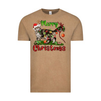 Vintage Coffee maine coon cat merry christmas Vintage Tee - LillyAllenDesigns