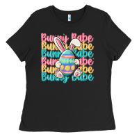 Black bunny babe Ladies Tee - MaliasSmallBusiness