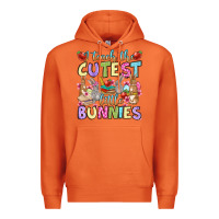 Carrot Easter Day I teach the cutest little bunnies Premium Hoodie - OliviaCreatesArt