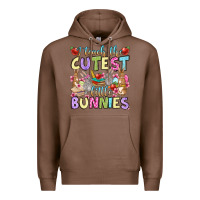 Chestnut Easter Day I teach the cutest little bunnies Premium Hoodie - OliviaCreatesArt