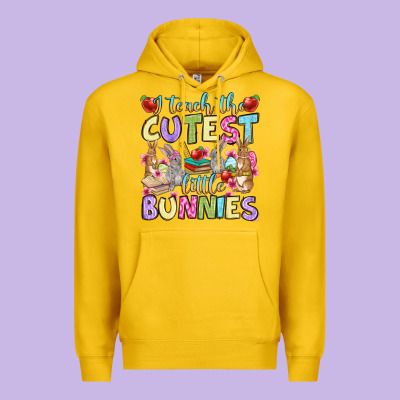 Easter Day I Teach The Cutest Little Bunnies Premium Hoodie Designed By Oliviacreatesart