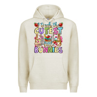 Oatmeal Heather Easter Day I teach the cutest little bunnies Premium Hoodie - OliviaCreatesArt