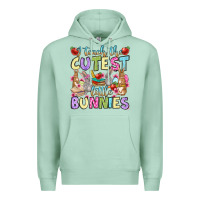 Seafoam Easter Day I teach the cutest little bunnies Premium Hoodie - OliviaCreatesArt