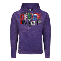 Cloud Purple Office Squad Christmas Vintage Hoodie - LillyAllenDesigns