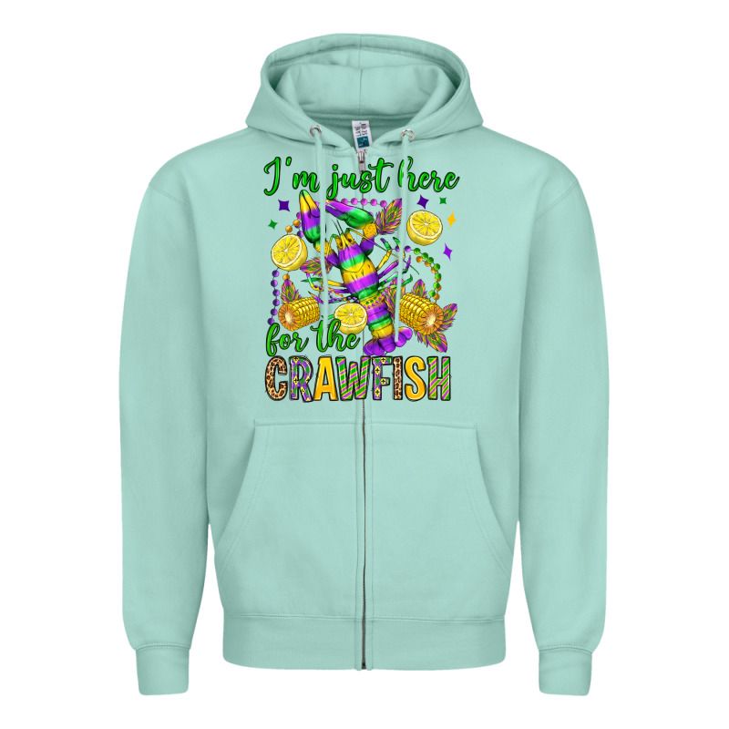 ı'm Just Here For The Crawfish Olivia Zipper Hoodie by OliviaCreatesArt | Teevron
