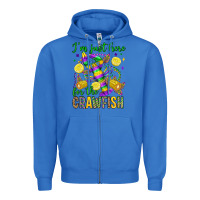 True Royal ı'm just here for the crawfish olivia Zipper Hoodie - OliviaCreatesArt