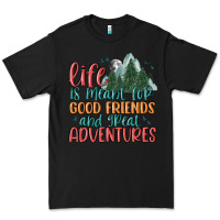 Black life is meant for good friends and great adventure Premium Tee - MaliasSmallBusiness