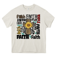 Faith Cross Heavy Core Tee | Teevron