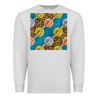 Dove Grey american football medal with leopard Premium Sweatshirt - BundleAndBundleShop