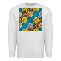 Oatmeal Heather american football medal with leopard Premium Sweatshirt - BundleAndBundleShop