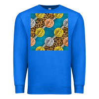 True Royal american football medal with leopard Premium Sweatshirt - BundleAndBundleShop