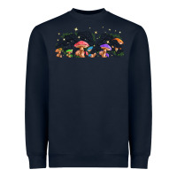 Navy magic mushroom Heavyweight Sweatshirt - TumblerDesignByShophia