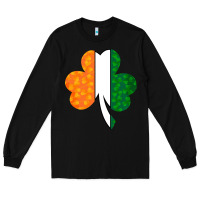 Black Shamrock Boobs St Patrick's Day design Long Sleeve Tee - Bettercallsaul
