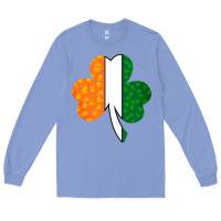 Colony Blue Shamrock Boobs St Patrick's Day design Long Sleeve Tee - Bettercallsaul