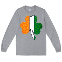 Heather Grey Shamrock Boobs St Patrick's Day design Long Sleeve Tee - Bettercallsaul
