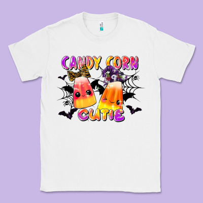 Candy Corn Cute Classic Tee Designed By Lillyallendesigns