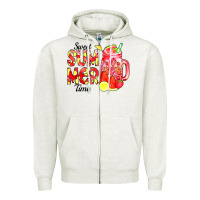 Sweet Summer Time Waterolor Zipper Hoodie | Teevron