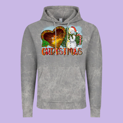 Christmas Snowman Vintage Hoodie Designed By Lillyallendesigns