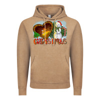 Vintage Coffee Christmas Snowman Vintage Hoodie - LillyAllenDesigns