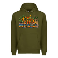 Army Green viva mexico Premium Hoodie - RanaPortraitStore