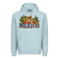 Blue Mist viva mexico Premium Hoodie - RanaPortraitStore
