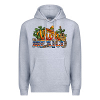 Heather Grey viva mexico Premium Hoodie - RanaPortraitStore