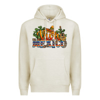 Oatmeal Heather viva mexico Premium Hoodie - RanaPortraitStore