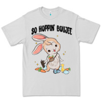 Dove Grey so hoppin boujee easter bunny  belt bag ins Premium Tee - MaliasSmallBusiness