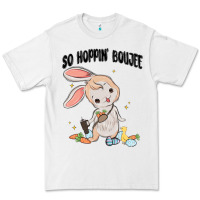White so hoppin boujee easter bunny  belt bag ins Premium Tee - MaliasSmallBusiness
