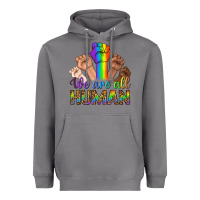 Storm We Are All Human Heavyweight Hoodie - BundleAndBundleShop