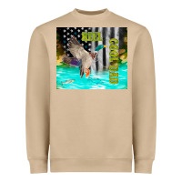 Reel Cool Dad Bass Heavyweight Sweatshirt | Teevron