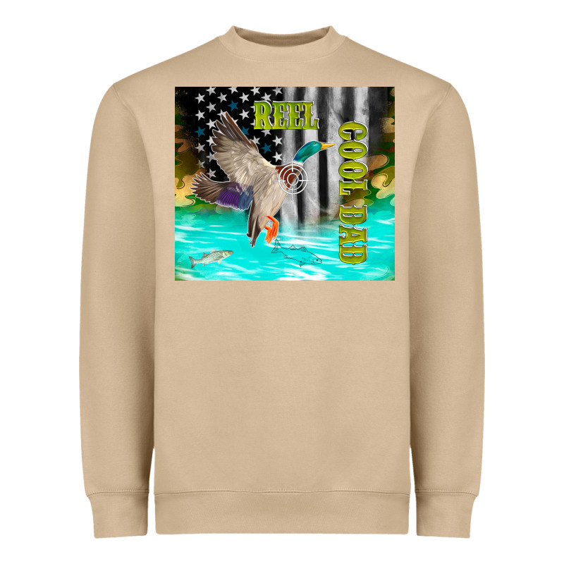 Reel Cool Dad Bass Heavyweight Sweatshirt by TumblerDesignByShophia | Teevron