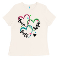 Bone faith hope love Ladies Tee - MaliasSmallBusiness