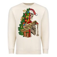 Sandshell sorta merry sorta scary skeleton Premium Sweatshirt - FaDigitalArtStudio