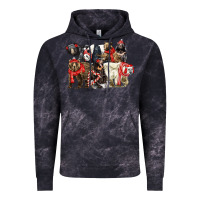 Cloud Black Christmas Bear Family Vintage Hoodie - LillyAllenDesigns