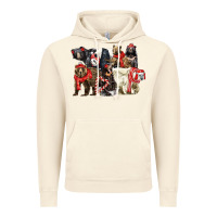 Vintage Artic Christmas Bear Family Vintage Hoodie - LillyAllenDesigns