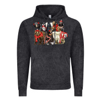 Vintage Black Christmas Bear Family Vintage Hoodie - LillyAllenDesigns