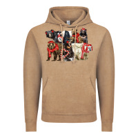 Vintage Coffee Christmas Bear Family Vintage Hoodie - LillyAllenDesigns