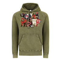 Vintage Olive Christmas Bear Family Vintage Hoodie - LillyAllenDesigns