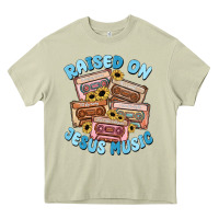 Mossy raised on jesus music Heavy Core Tee - MaliasSmallBusiness