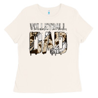 Bone no background volleyball dad Ladies Tee - Jasminsmagicworld