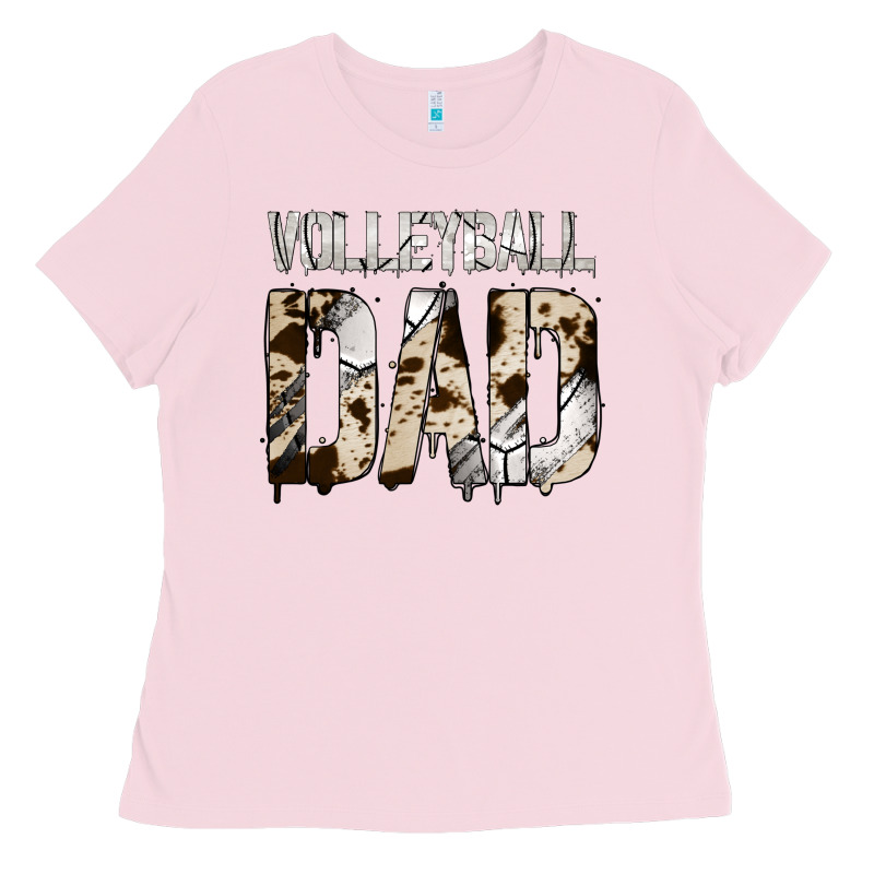 No Background Volleyball Dad Ladies Tee by Jasminsmagicworld | Teevron