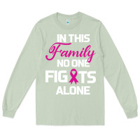 Matcha In This Family No One Fights Alone Cancer Survivor Long Sleeve Tee - Bettercallsaul